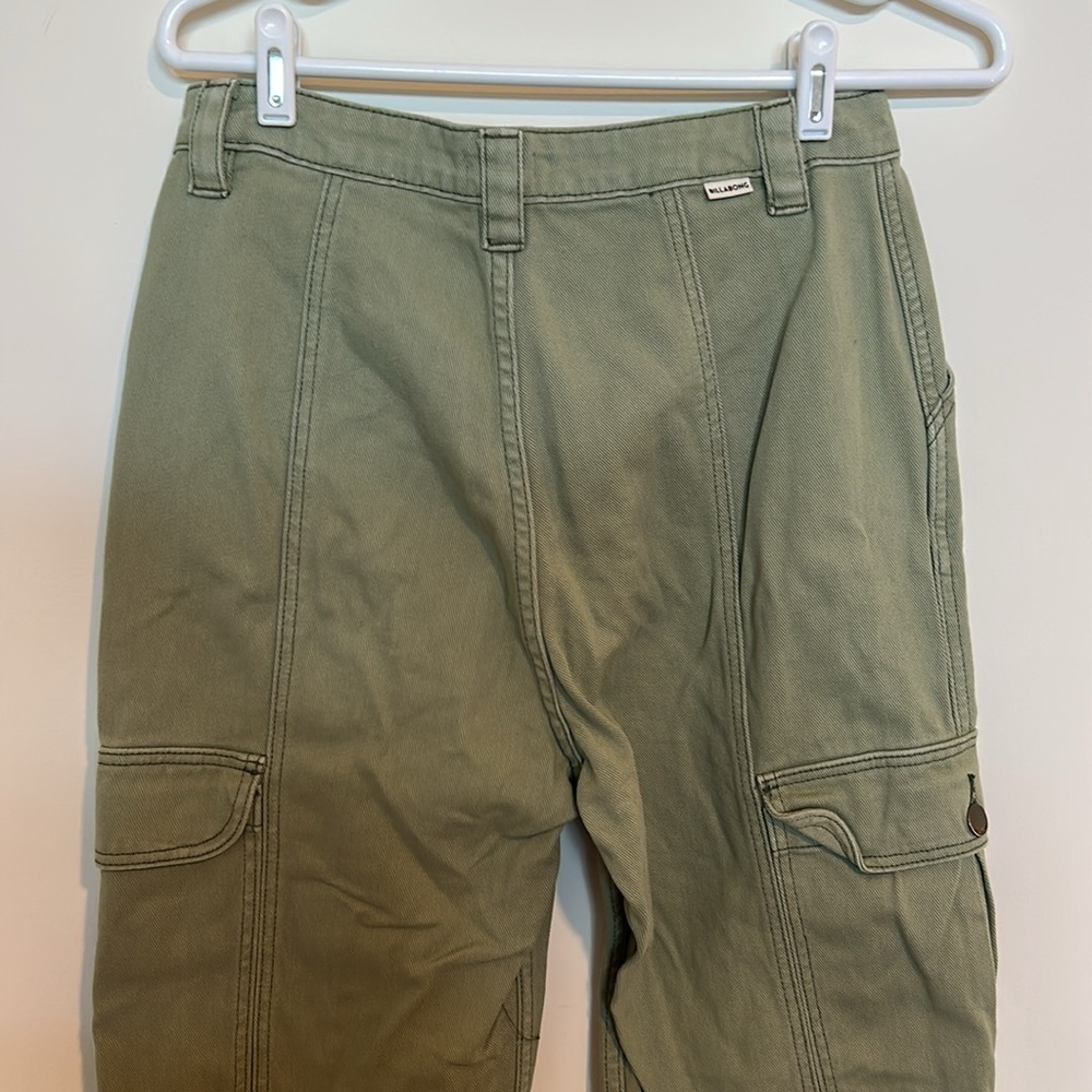 Billabong Leia Green Cargo Jeans Pants - Picture 5 of 8